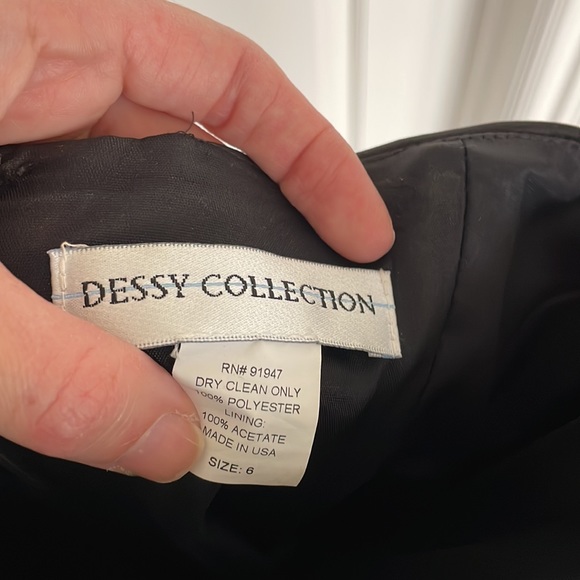 Dessy collection black strapless bridesmaid dress - Picture 3 of 3